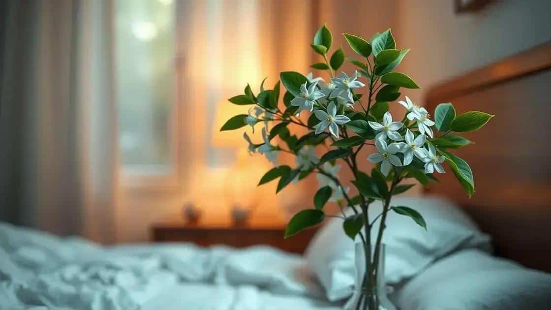 Jasmim: flores perfumadas que auxiliam no sono