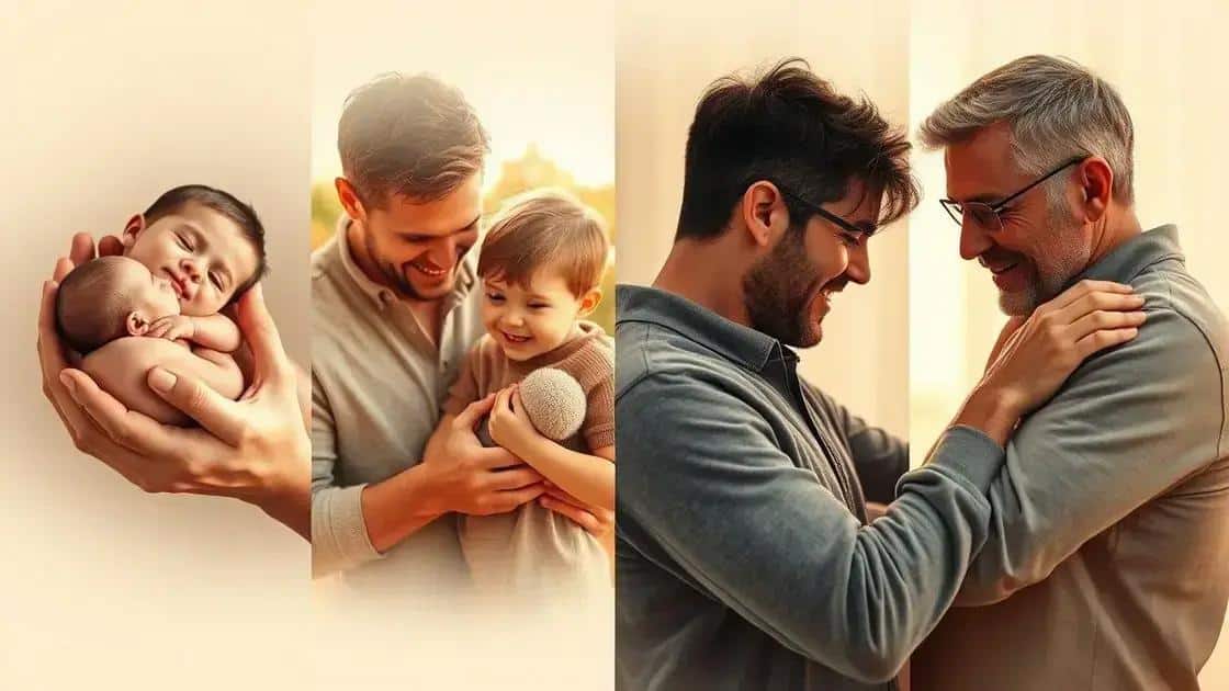 Lembretes do valor do pai em diferentes fases da vida Lembretes do valor do pai em diferentes fases da vida