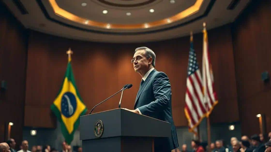 Lula critica comportamento dos EUA e reforça postura do Brasil na política internacional