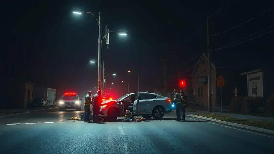 Motorista embriagado colide com poste na SC-445 em Içara, região Sul