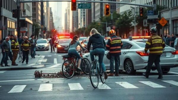 Mulher é atropelada ao vivo durante reportagemando trânsito em Cascavel