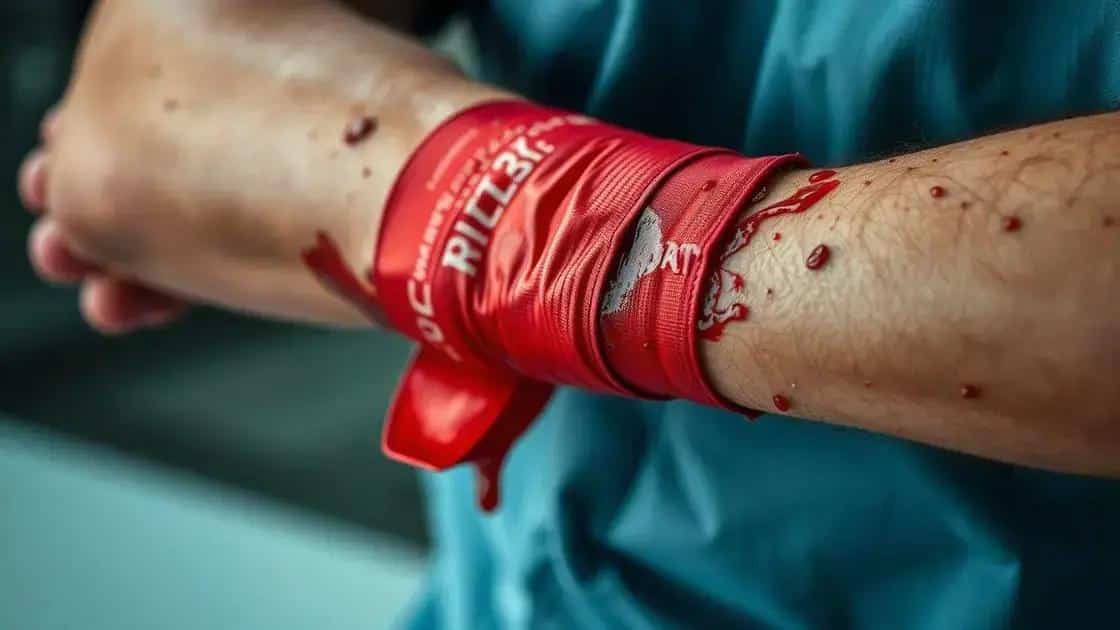 O papel do torniquete na emergência O papel do torniquete na emergência