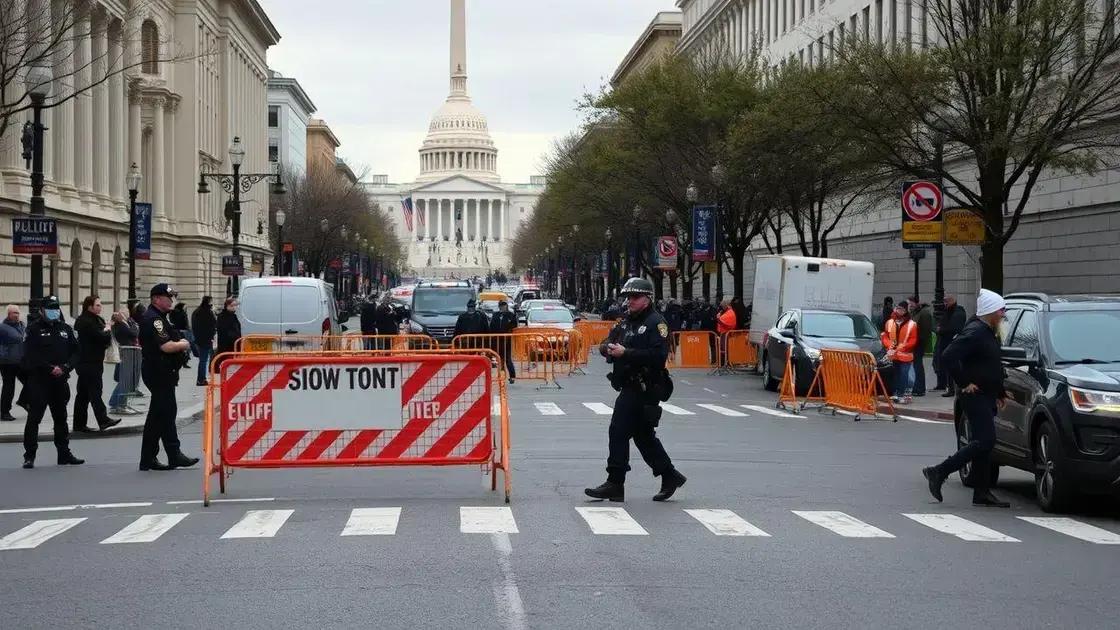 Os reflexos das ações de Trump na política e segurança de Washington. Os reflexos das ações de Trump na política e segurança de Washington.