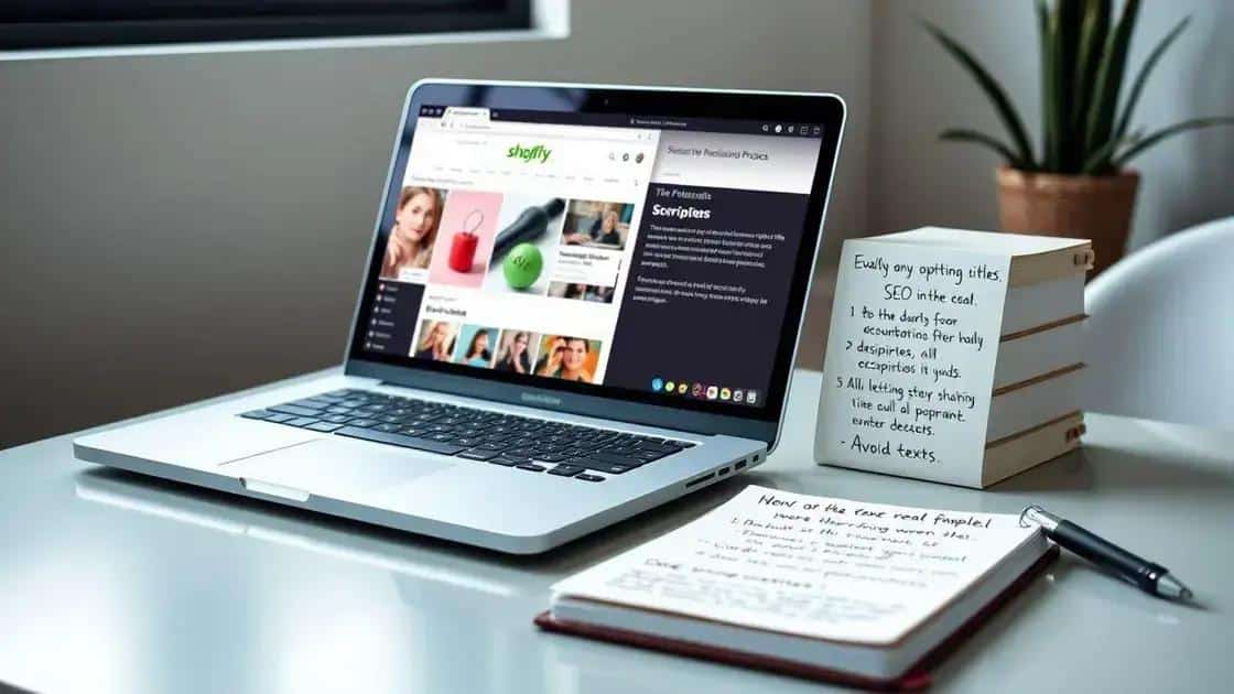 Otimizando o conteúdo das páginas de coleções e produtos