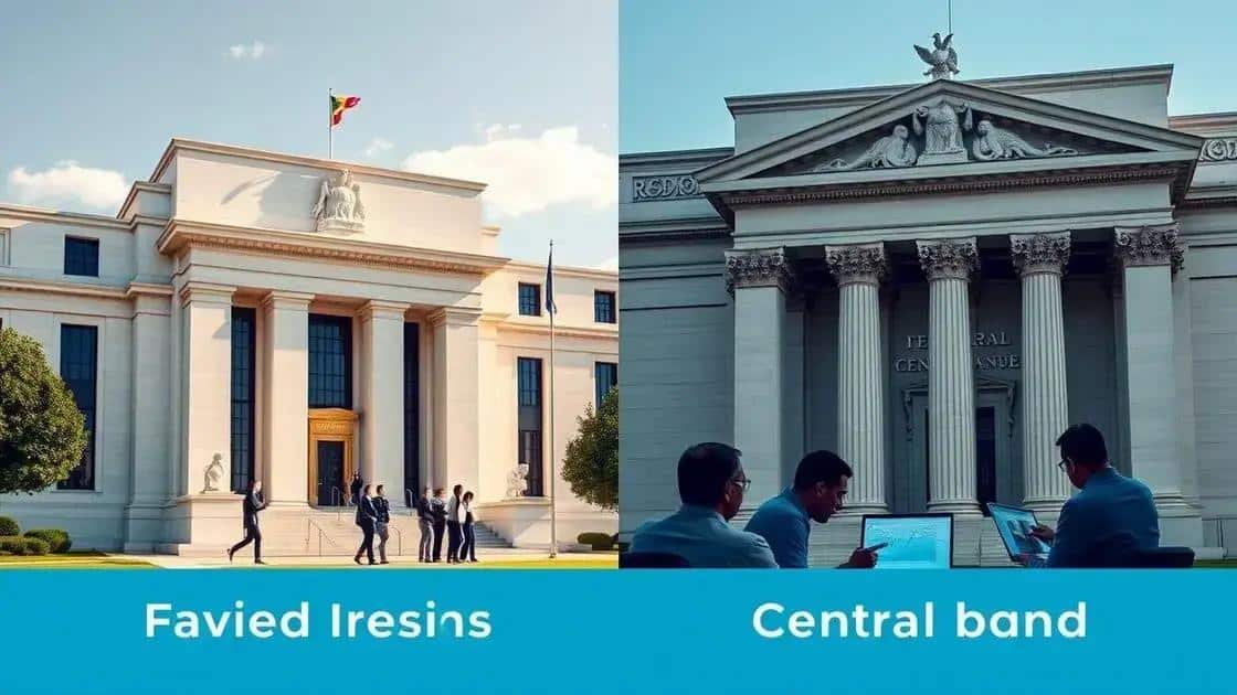 Perspectivas de cortes de juros pelo Fed e BC