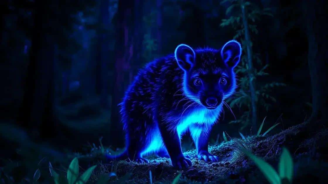 Pesquisa revela marsupial que brilha no escuro na Tasmânia e desperta interesse científico