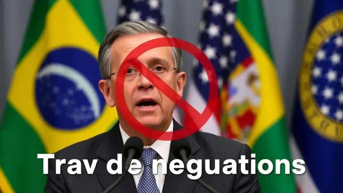 Posição do secretário do Ministério da Agricultura sobre o diálogo com os EUA