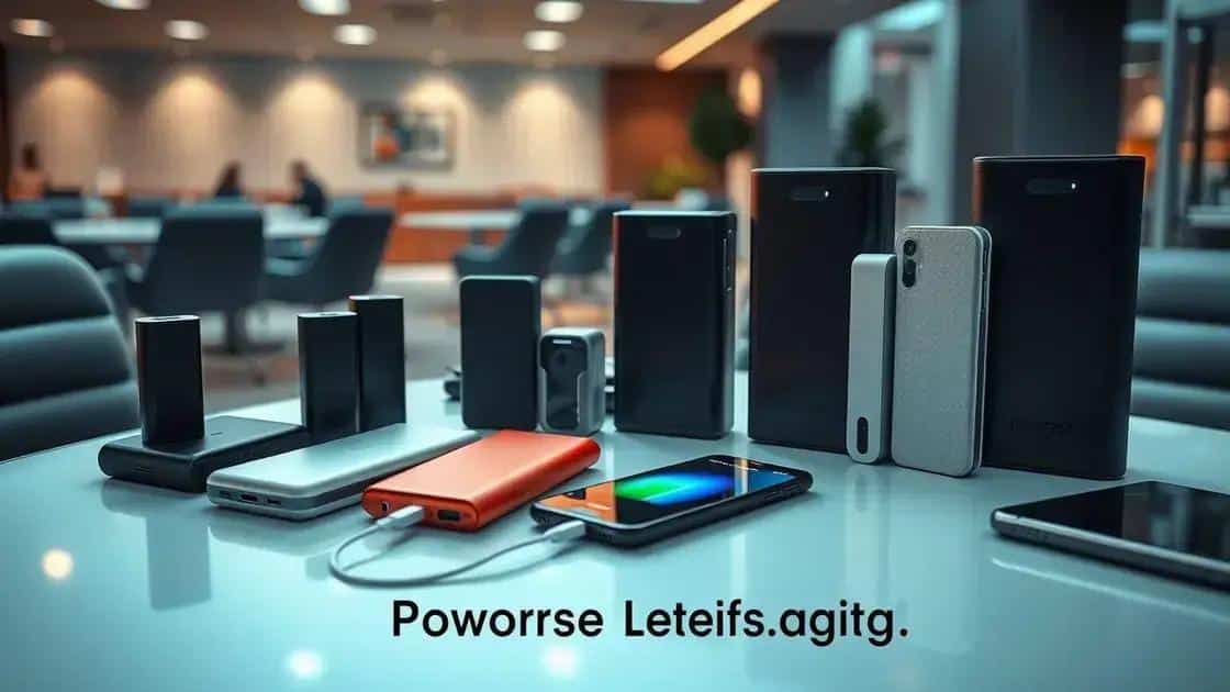 Power banks: capacidade e portabilidade Power banks: capacidade e portabilidade
