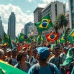 Protestos apoiando Bolsonaro ocorrem em 17 capitais neste domingo