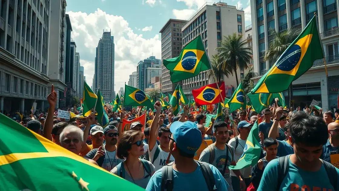 Protestos apoiando Bolsonaro ocorrem em 17 capitais neste domingo