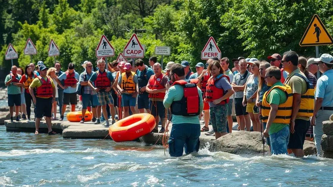 Reflexões sobre prevenção e cuidados na água