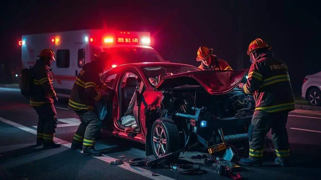 Resgate e primeiros atendimentos ao motorista