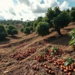 Safra de café em Minas é menor em 2025 devido às condições climáticas e bienalidade negativa