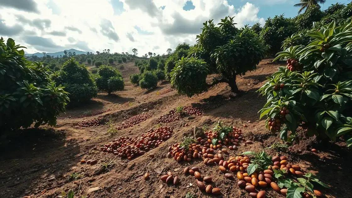 Safra de café em Minas é menor em 2025 devido às condições climáticas e bienalidade negativa