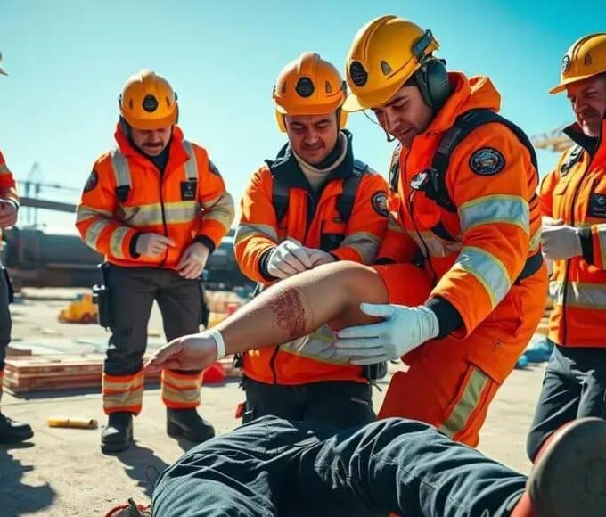 Salvamento dramático: trabalhador com artéria rompida é salvo em SC