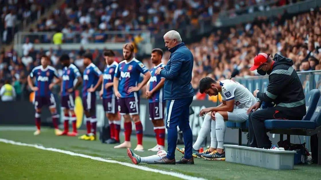 Situação dos desfalques e estreias na equipe Situação dos desfalques e estreias na equipe