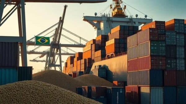 Soja: embarques de agosto chegam a 8,908 milhões de t com crescimento frente a 2024