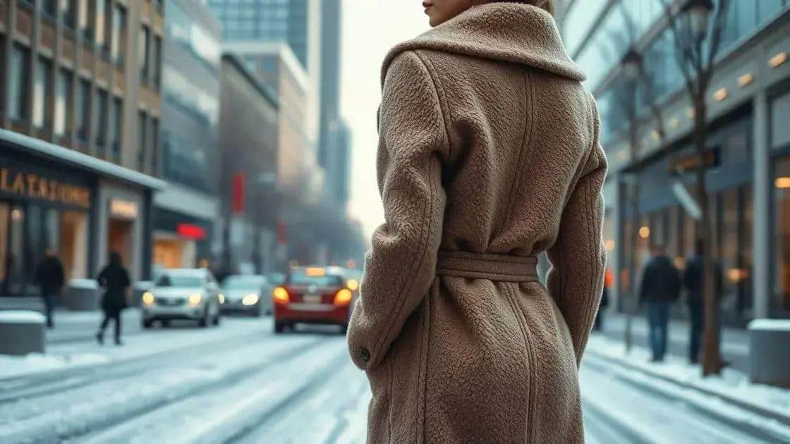 Tendências de Inverno 2025: Como o Casaco de lã com cinto redefine o visual