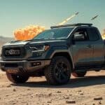 Tesla Cybertruck ganha foco militar: uso como alvo para testes de defesa