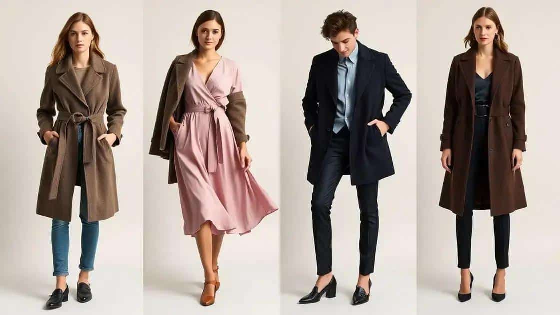 Versatilidade do casaco em diferentes combinações de roupas Versatilidade do casaco em diferentes combinações de roupas
