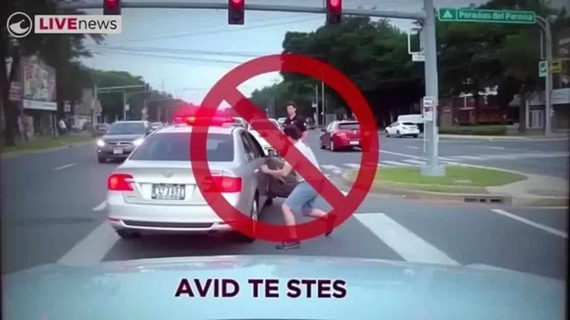 Vídeo mostra mulher sendo atropelada ao vivo durante reportagem no Paraná