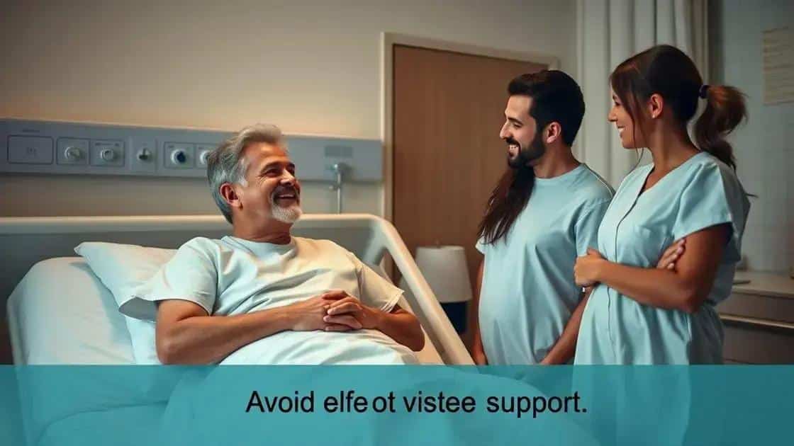 Visita dos filhos no hospital Visita dos filhos no hospital