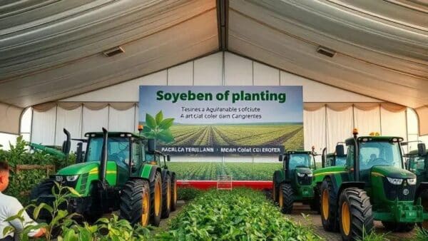 Abertura do Plantio da Soja em Sidrolândia atrai Aprosoja-MS e produtores