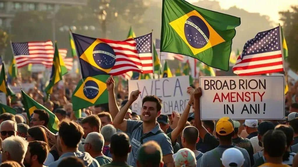 Apoio à anistia mobiliza bolsonaristas em Brasília e reacende debate político
