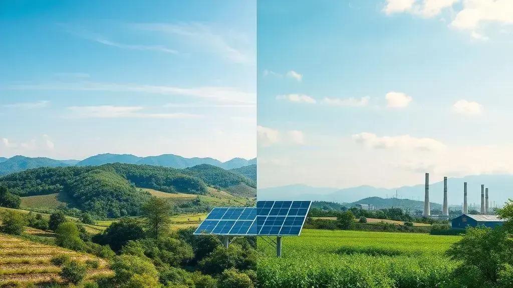 Benefícios ambientais: redução de emissões e menor impacto ecológico