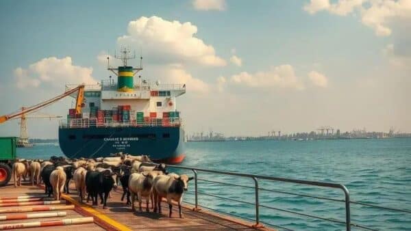 Brasil abre mercado: exportação de bovinos e bubalinos para Togo ganha impulso
