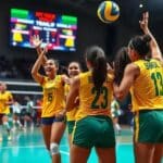 Brasil avança às semifinais do Mundial de Vôlei após vencer a França