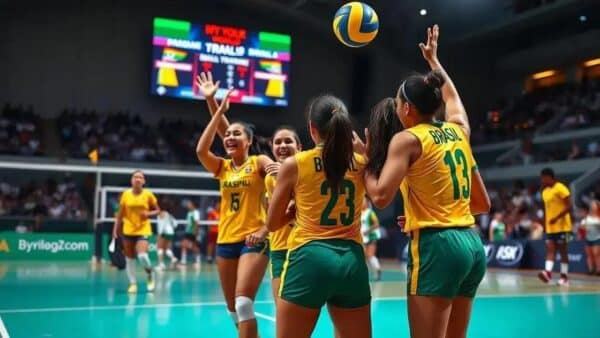 Brasil avança às semifinais do Mundial de Vôlei após vencer a França
