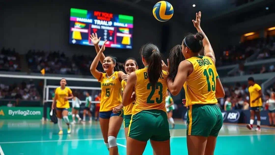 Brasil avança às semifinais do Mundial de Vôlei após vencer a França