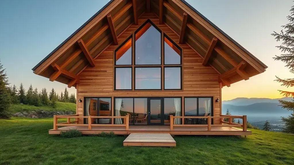 Chalé A-Frame chega ao Brasil com preço inicial de R$ 32 mil: moradia charmosa e econômica