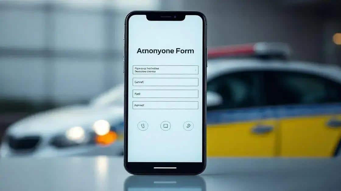 Como a polícia recebeu denúncias anônimas Como a polícia recebeu denúncias anônimas