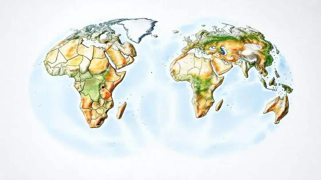 Como as projeções distorcem o tamanho real dos continentes e por que importa