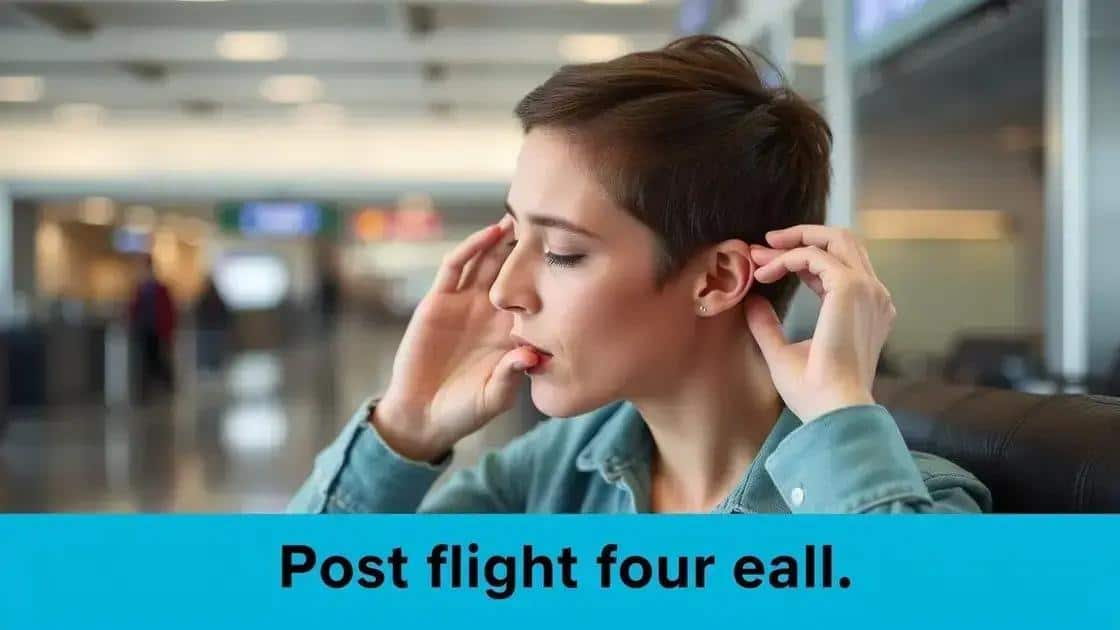 Como destampar o ouvido após o voo Como destampar o ouvido após o voo