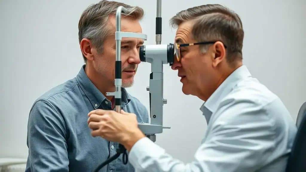 Como o diagnóstico é feito por oftalmologistas