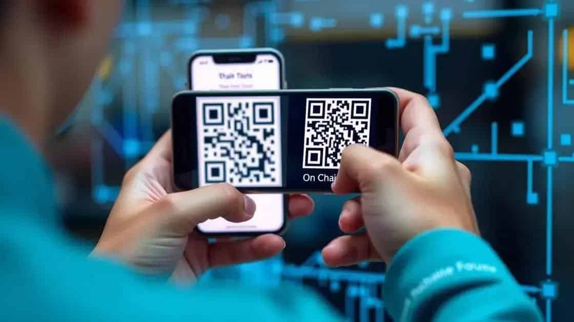 Conexões com a tecnologia on-chain e QR Pay