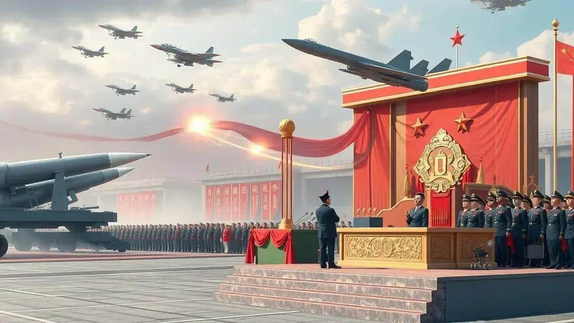 Desfile chinês expõe capacidades militares de ponta Desfile chinês expõe capacidades militares de ponta