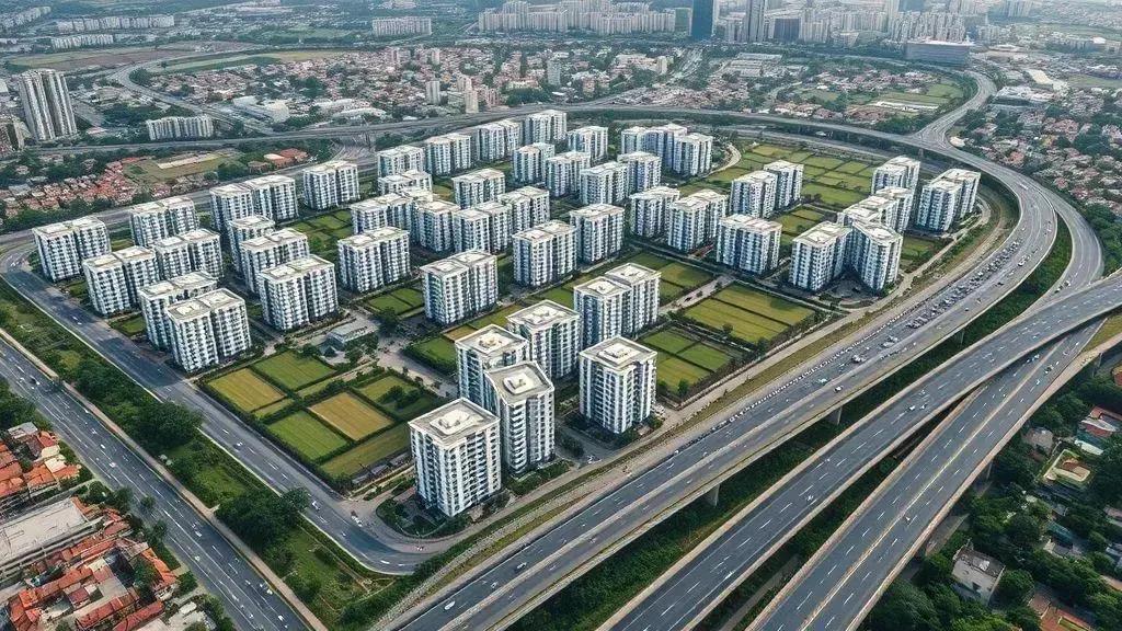 Dimensão e localização do projeto em São Paulo