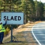 Erro de ortografia em placa de trânsito SC será corrigido na região de Blumenau