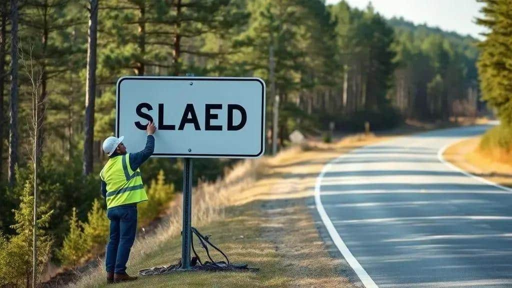 Erro de ortografia em placa de trânsito SC será corrigido na região de Blumenau