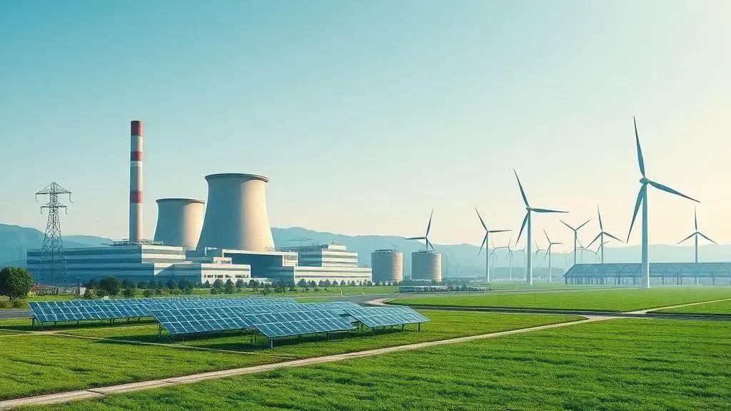 Estratégia de energia baixa emissão — combinação entre CAPN, PPAs com solar e eólicas.