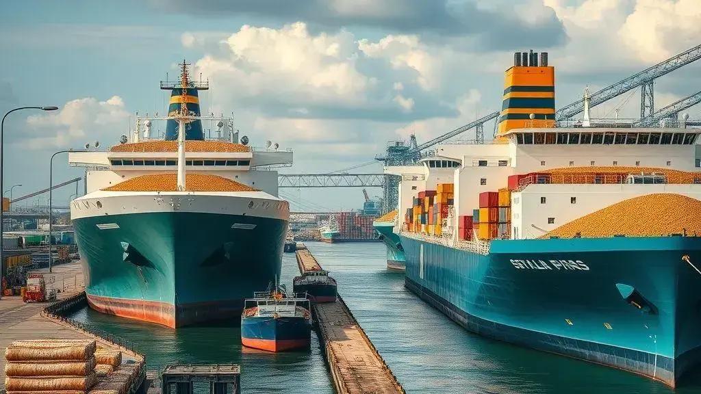 Exportações, esmagamento e estoques da soja brasileira em 2025/26 Exportações, esmagamento e estoques da soja brasileira em 2025/26