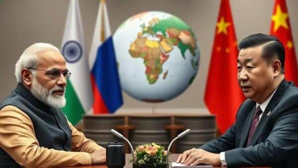 Geopolítica em jogo: Índia, Rússia e China no centro da aliança multipolar