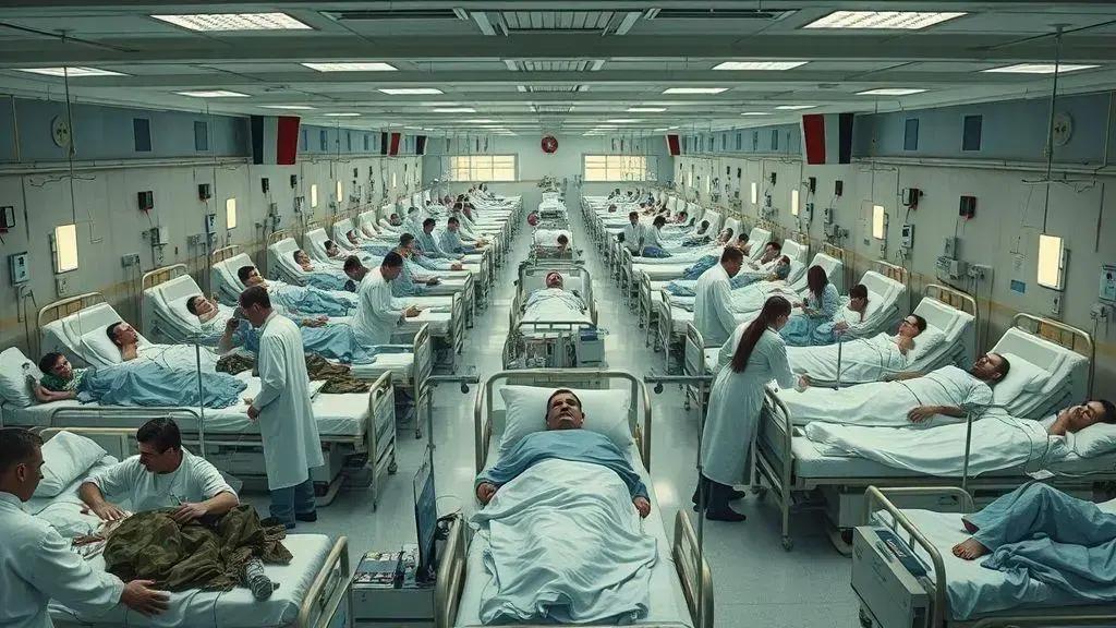 Leitos militares e civis: França planeja até 50 mil internações mensais Leitos militares e civis: França planeja até 50 mil internações mensais