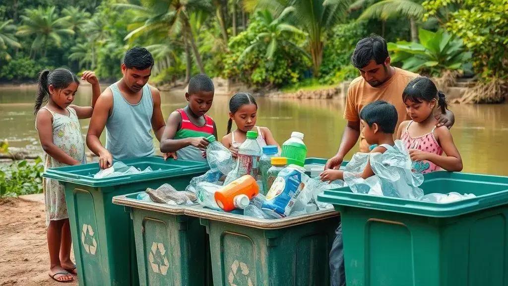 Medidas locais como reforço de reciclagem e educação ambiental Medidas locais como reforço de reciclagem e educação ambiental