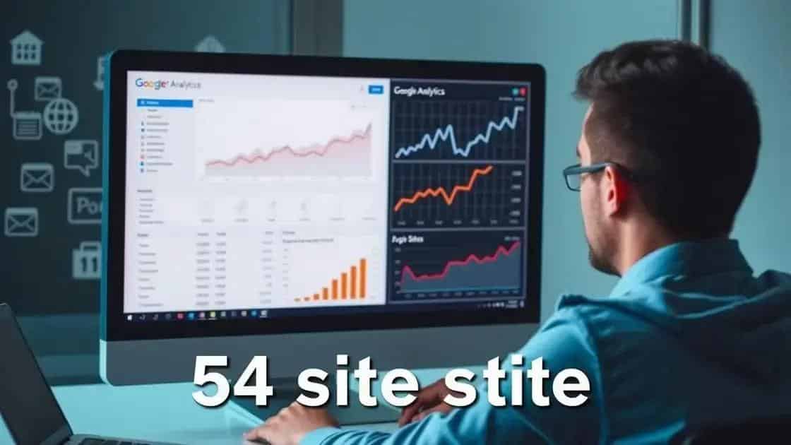 Metodologia: dados GA4 e 54 sites