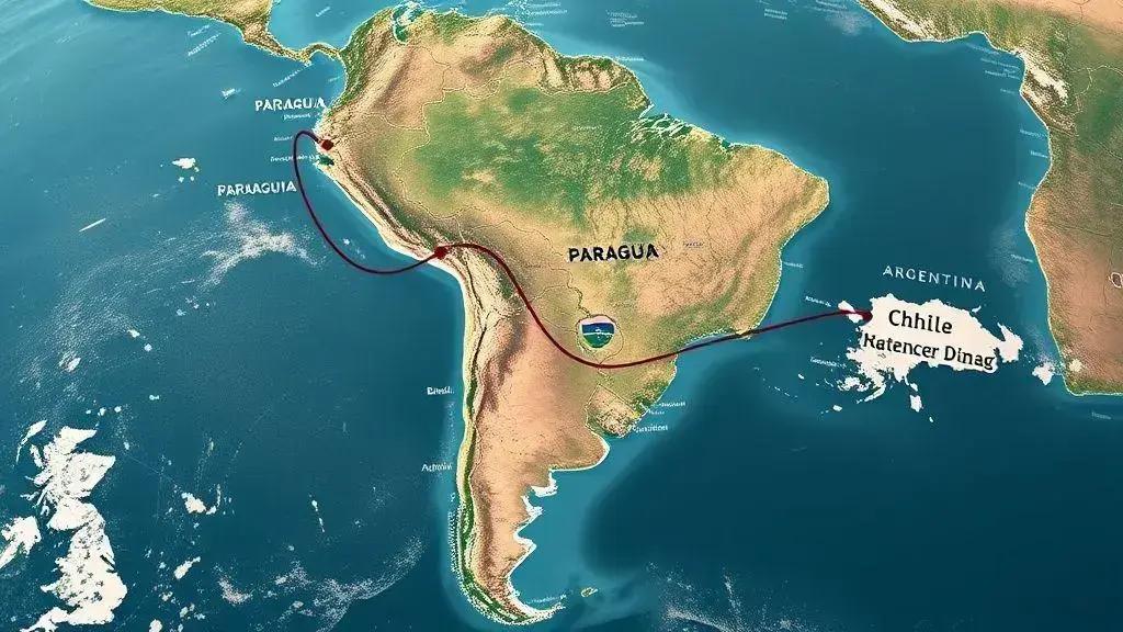 Novas rotas de droga reveladas e seu percurso pela região